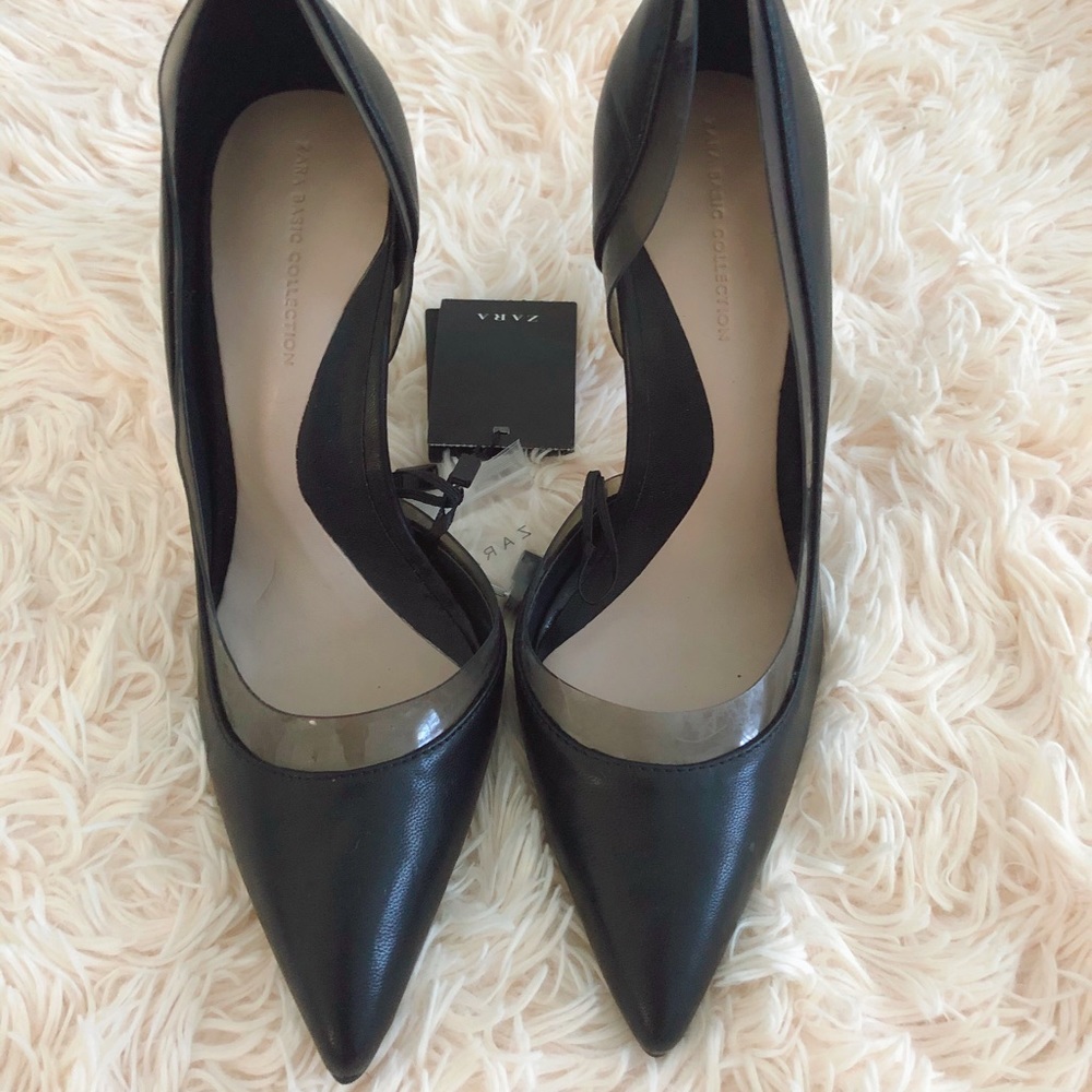 Zara basic leather pumps - Picture 2 of 7